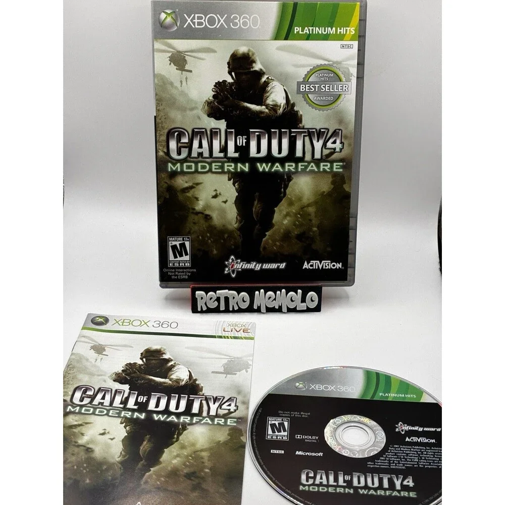 Call of Duty 4: Modern Warfare (Xbox 360, 2010) Complete Tested Working